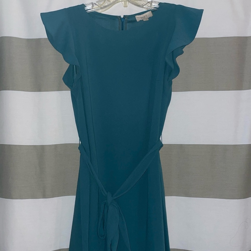 Turquoise loft mini dress